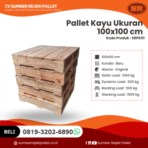 Pallet Kayu Ukuran 110x120 - SRPK03